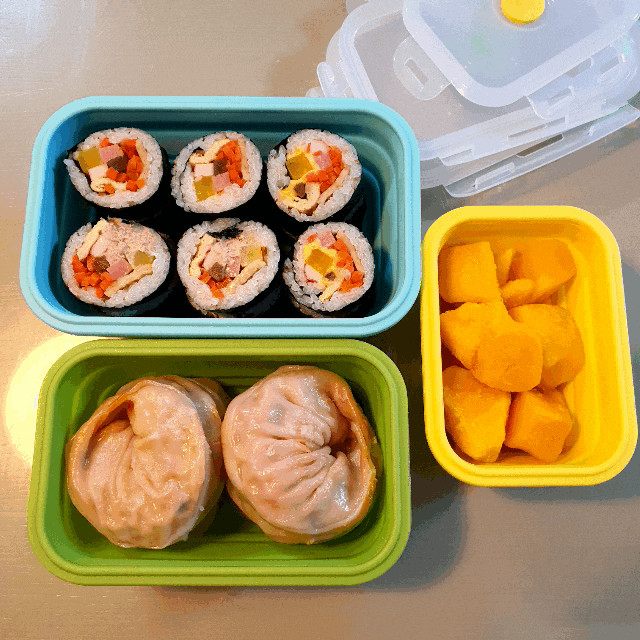 카페로메오 실로콘 접이식용기 반찬통 : 등산 소풍 도시락통으로 최고!