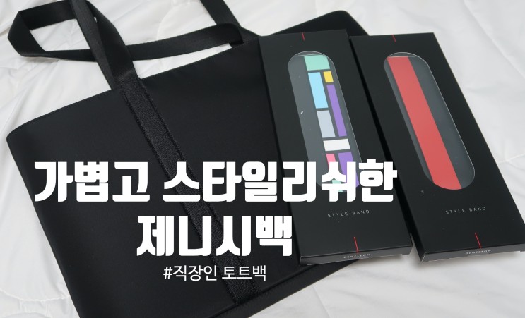 여자 직장인 노트북 가방 추천 ! 가볍고 스타일리쉬한 디멜레온 스타일링백 제니시 -