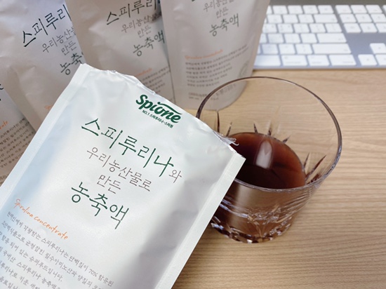 스피루리나 효능_스피원 스피루리나  농축액 온가족 건강 음료로 추천