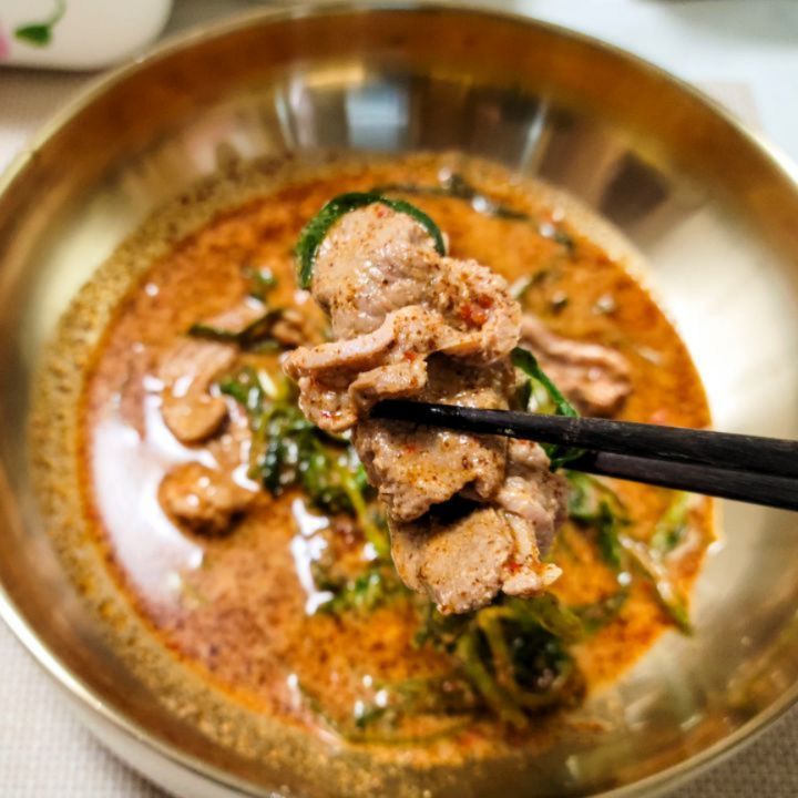 차차🙋‍♀️ on Instagram: “#오리고기협찬 #오리탕 전 오리탕을 좋아하는데요 요즘 코로나때문에 나가지를 못해서 집에서 만들어 먹을수는 없을까 생각하다가 오리로스 고기로 만들어봤어
