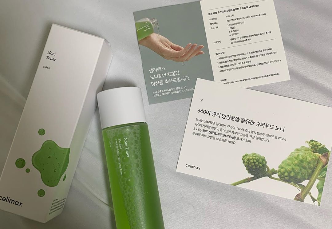 𝕁𝕖𝕠𝕟 ℍ𝕖𝕖 𝕁𝕖𝕠𝕟𝕘 on Instagram: “🍃셀리맥스 노니 밸런싱 토너 🍃 셀리맥스 앰플을 쓰기 시작