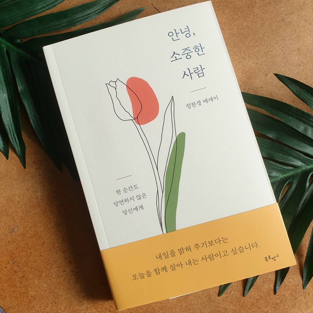 오또 하고싶은거 다 해🍒 (부산/34)’s Instagram photo: “#협찬 #광고 #안녕소중한사람 #힐링에세이 ⠀ 어릴 땐 진짜 책 좋아하고 많이 읽는 책벌레였다. 오죽하면 책을 너무 좋아해서 전공도 안