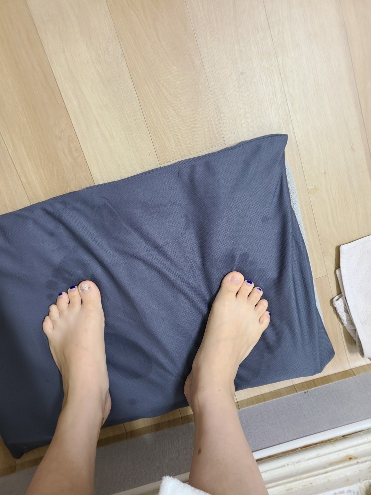규조토 발매트 사용중! 현관 발매트로 딱이야~