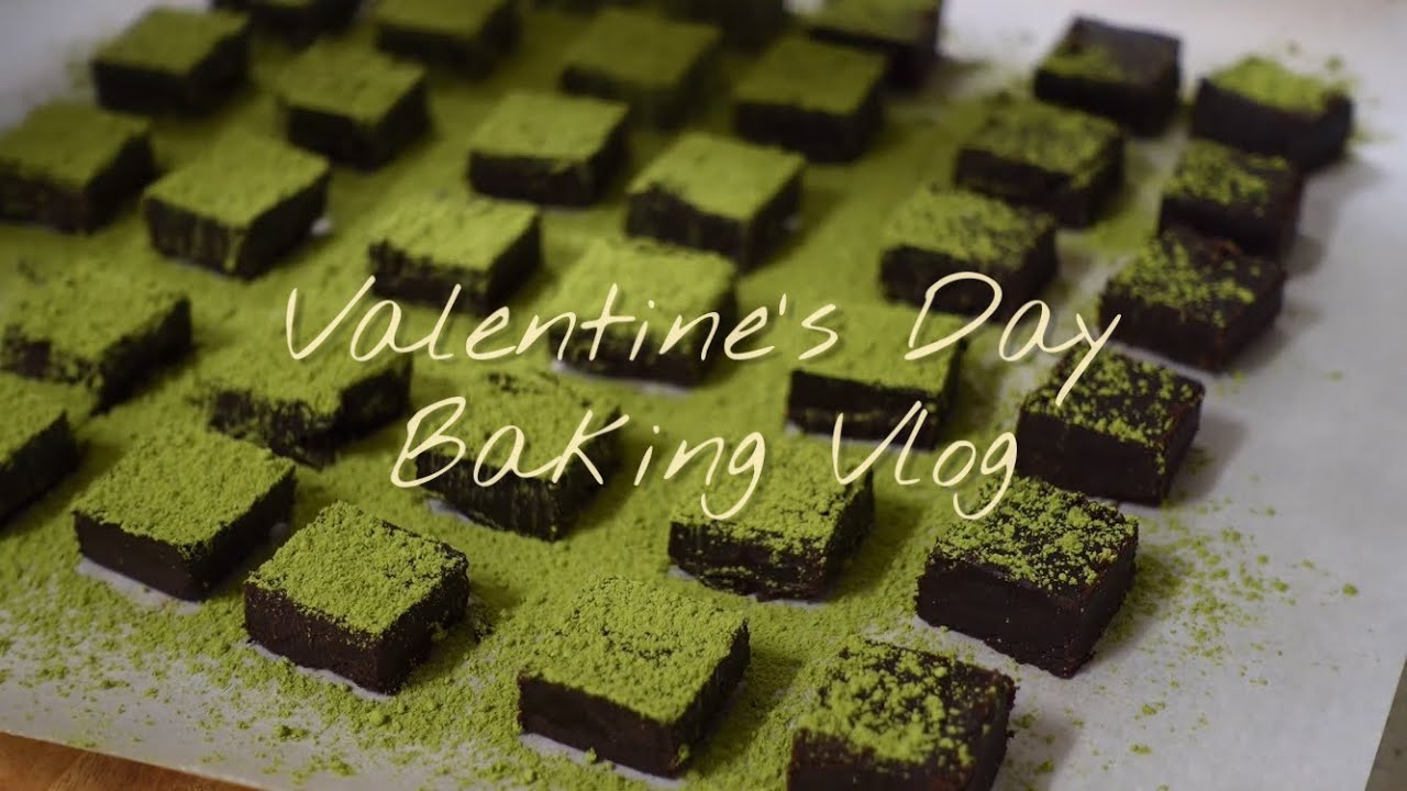 ﹝𝐆𝐲𝐮𝐥﹞🥨발렌타인데이 베이킹 브이로그!🍫 | Valentain Day Baking Vlog | 바크초콜릿, 파베초콜릿(생초콜릿, 로이스초콜릿) 만들기