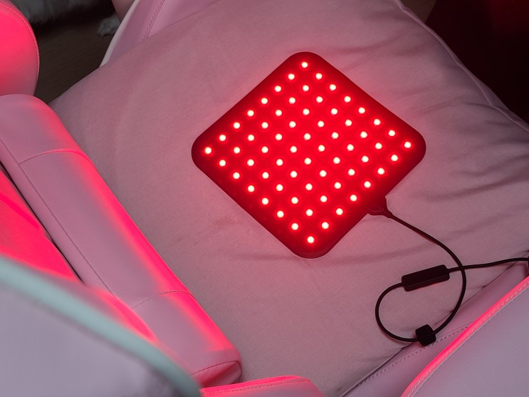 근적외선좌욕기 시리어스 LED 패드 편하고 따뜻해요.