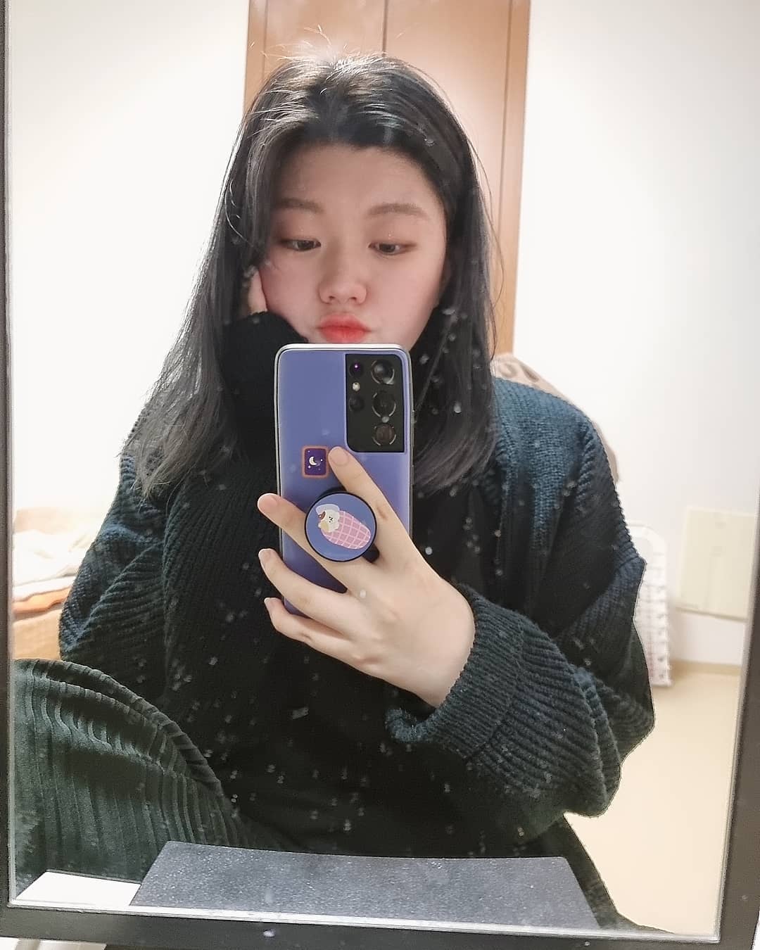 1년만에 깜장머리다;;
