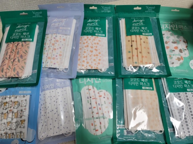 덴탈마스크추천:디자인까지 예쁜 코모드패션마스크!