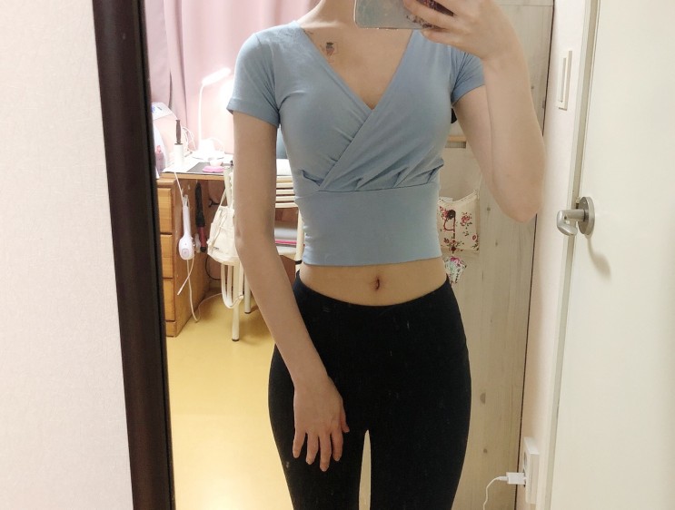 필라테스복 브랜드 cottonroom 코튼룸 상의 반팔요가복 추천