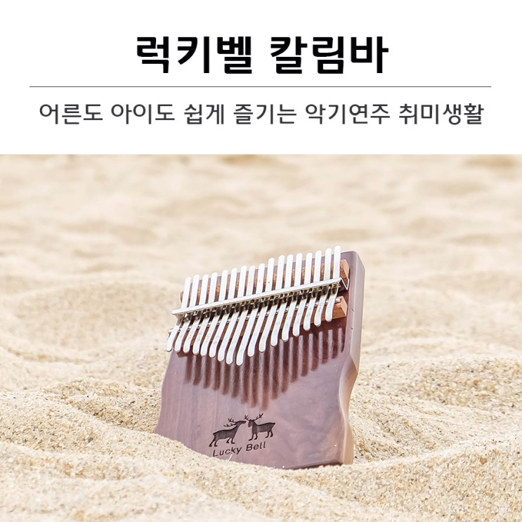 럭키벨 칼림바로 어른도 아이도 쉽게 즐기는 악기연주 취미생활