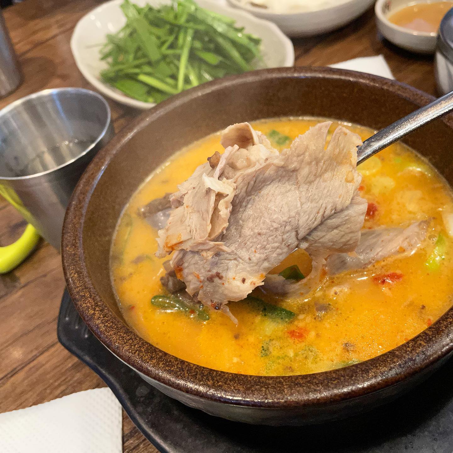 얼큰한 순대국밥에 달달한 떡갈비는 반박불가 꿀조합😍😋