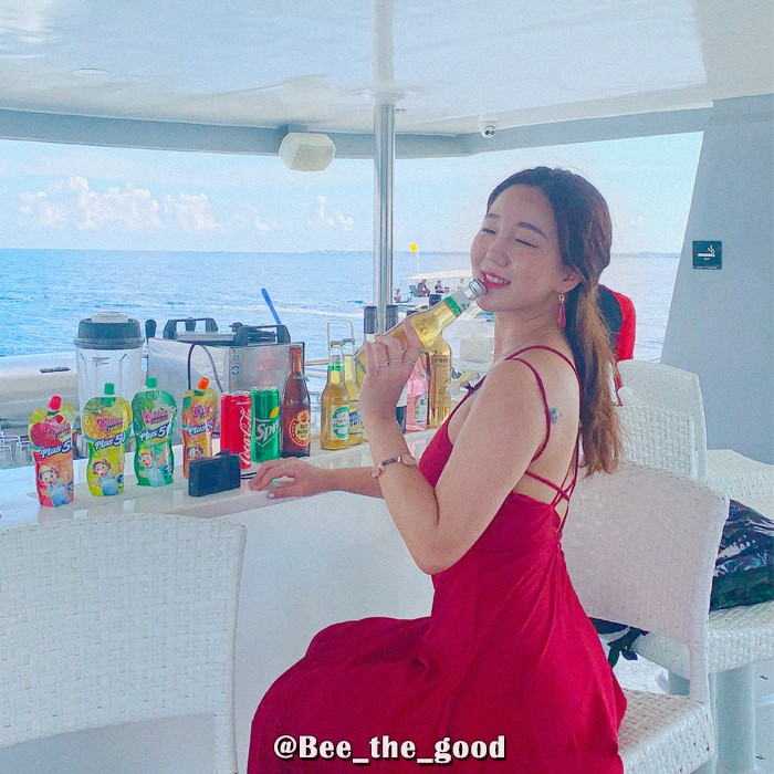 세부호핑투어 럭셔리 요트에서 인생사진 찍었어요 ♥