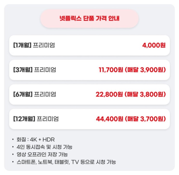 넷플릭스 · 유튜브· 왓챠 · 웨이브 · 티빙 · 스포티파이 합리적인 가격으로 보는 방법!