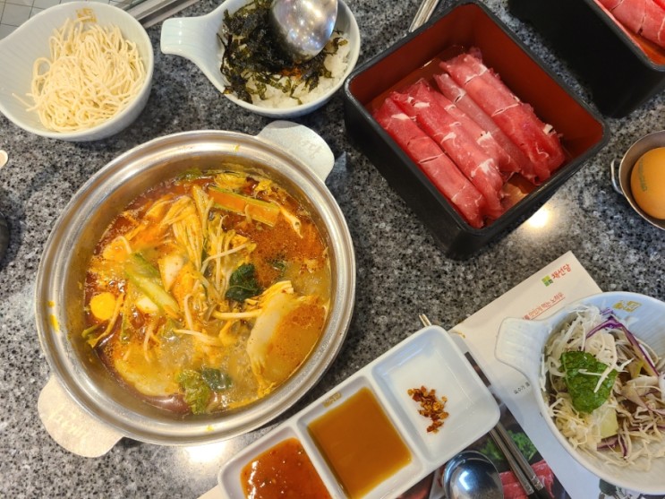 [발산역 맛집] 채선당 샤브보트 샤브샤브 강서NC백화점 맛집추천