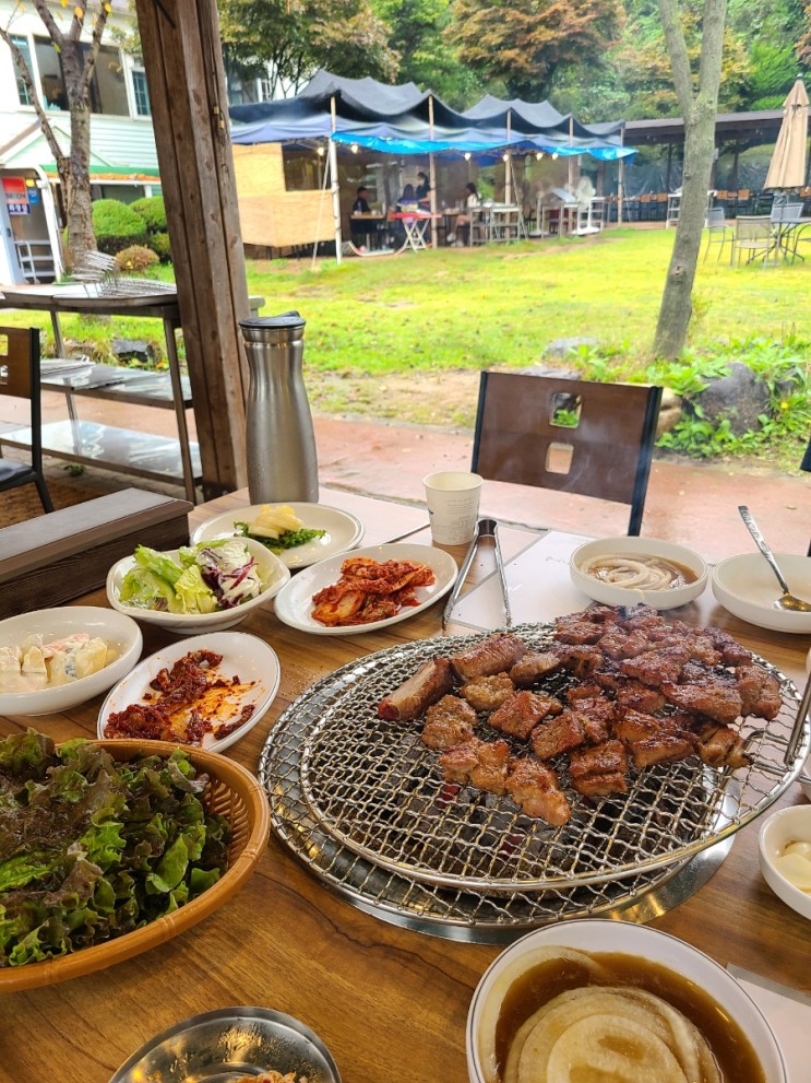 [시흥대야동맛집] 아이들과 야외에서 즐기는 돼지갈비 맛집 리얼후기