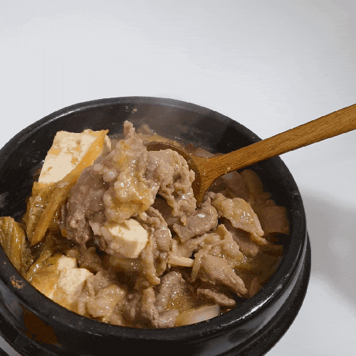 국내산소고기 육우차돌박이로 만든 차돌박이된장찌개 꿀맛