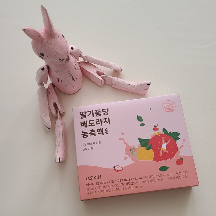 우리 아이 기관지가 걱정될 땐? 딸기퐁당 배도라지 농축액 스틱