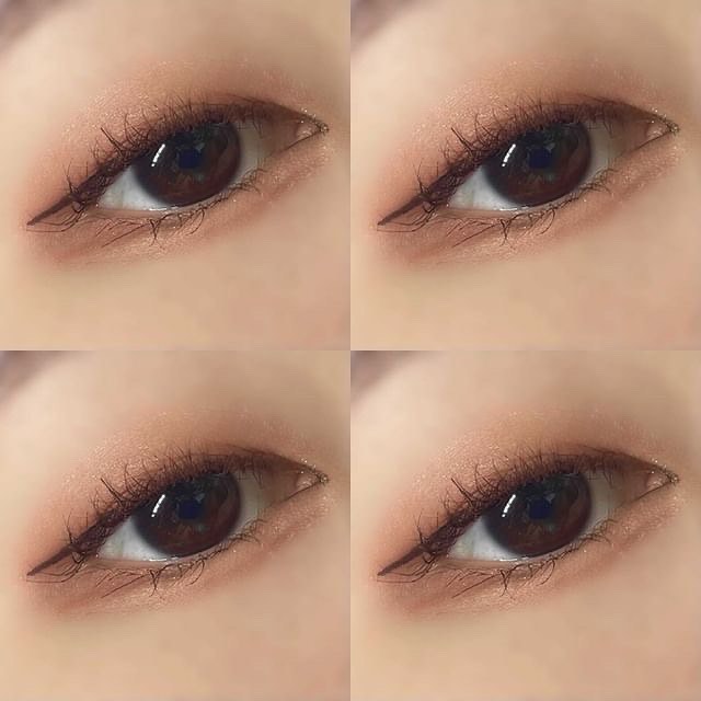 윤지 on Instagram: “🤍무쌍 쿨톤 아이 메이크업 🤍 . . . 🕸 맥퀸뉴욕 1001 톤온톤 섀도우 팔레트 눈에 음영 위주로 발라주었고 이 팔레트 위주로 눈화장을 많이 했습니다. . 🕸 언리시