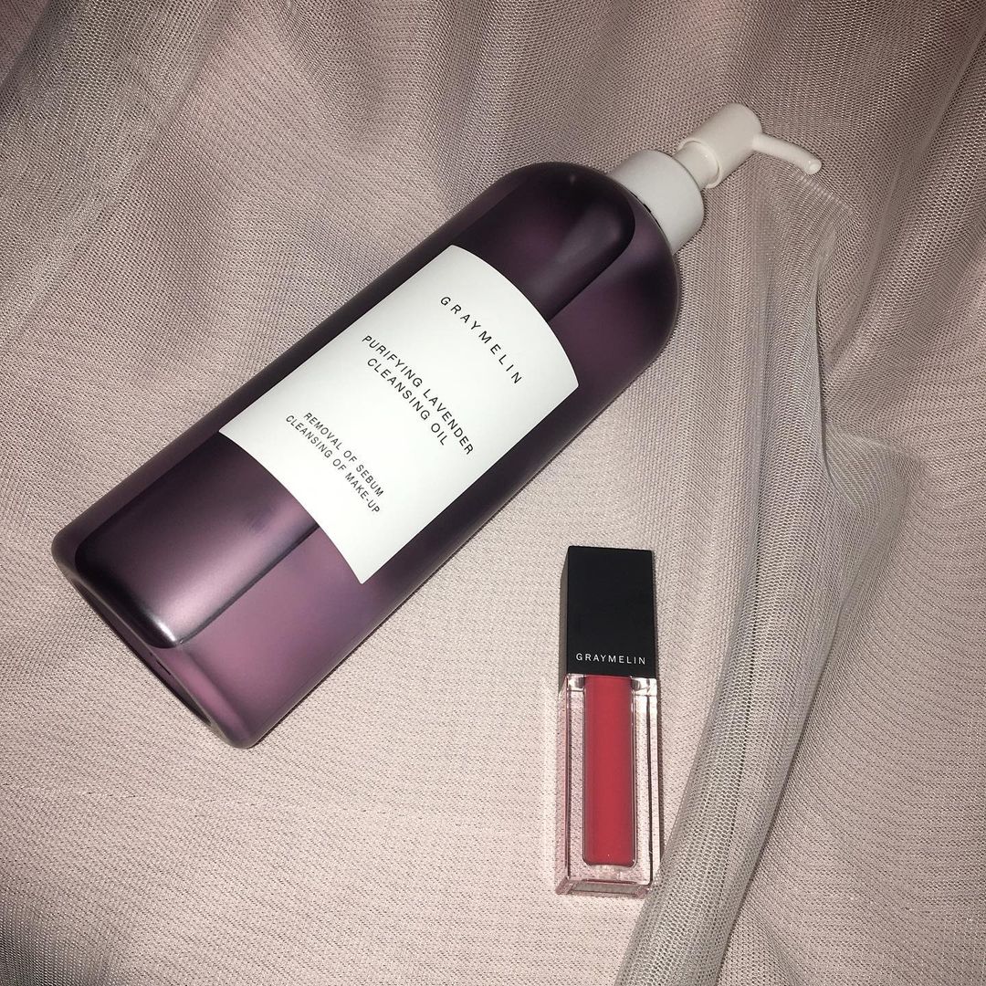 윤지 on Instagram: “#협찬🍏 그레이멜린 🍏 👉🏻퓨리파잉 라벤더 클렌징오일 - #무지개클렌징 라인 중 가