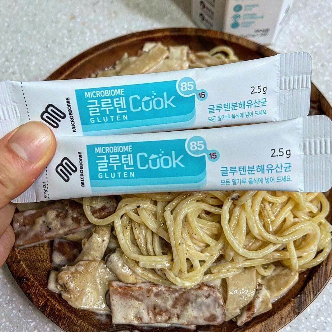 먹는게 제일 좋은 먹공주 on Instagram: “#협찬 글루텐분해유산균 냠냠굿 🤍 빵떡면 밀가루음식 러버 필수템 글루텐분해유산균‼️ 치킨, 피자, 떡볶이,