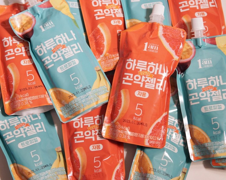 저칼로리 간식 ::  피키다이어트 하루하나 곤약젤리 추천 !