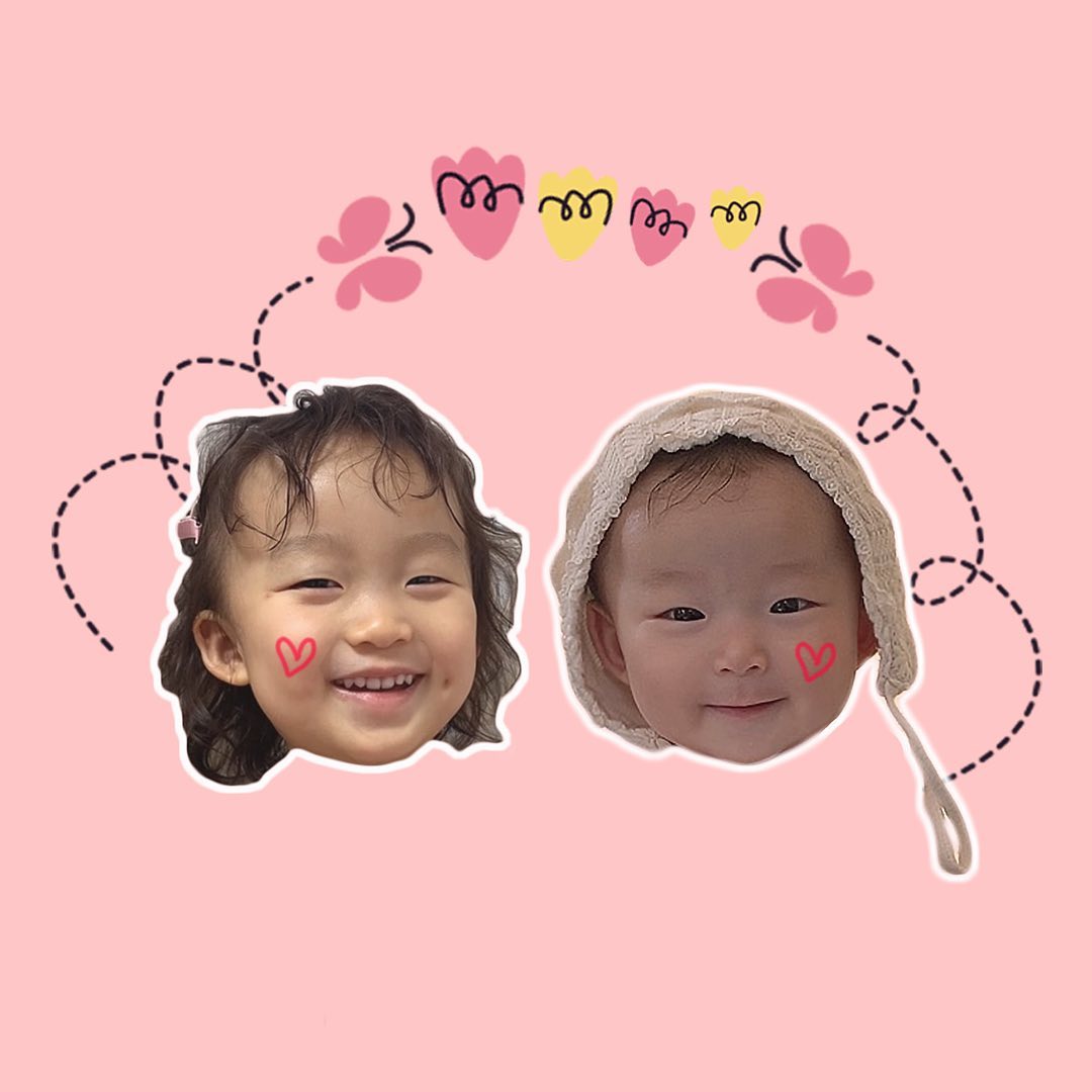 𝙷𝚊𝚎𝚓𝚒𝚗 🤎 on Instagram: “◡̈⃝✩‧₊ ⠀ ⠀ 울 아가들 프로필 생겨따 👧🏻👧🏻🤍 ⠀ ⠀ #28개월아기 #8개월아기 #아잉띵크 #아기프로필”