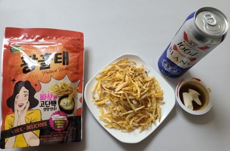 맥주안주 황태스낵 바다소리 황홀태 스탠드 5봉