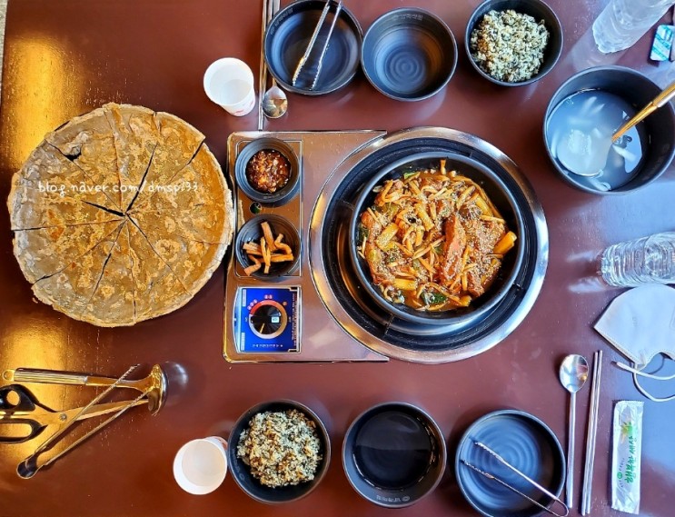 (맛집) 팔덕식당 신포점/매운등갈비찜/곤드레밥/메밀전