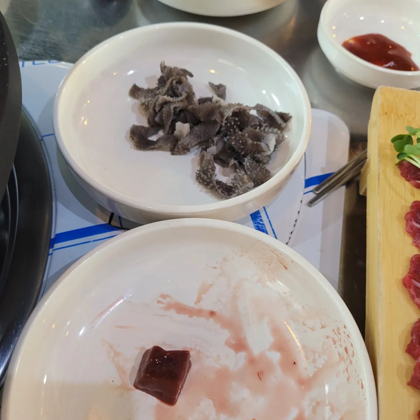 대한민국1등한우곱창. 오늘가져온곱창, 잡내업네...신대에 이런곳이...곱창기술자래요 #순천곱창#신대맛집#당일곱창#대한민국1등곱창