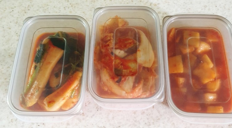 소양강 맑은 김치 골라담기 캠핑용 소포장 김치