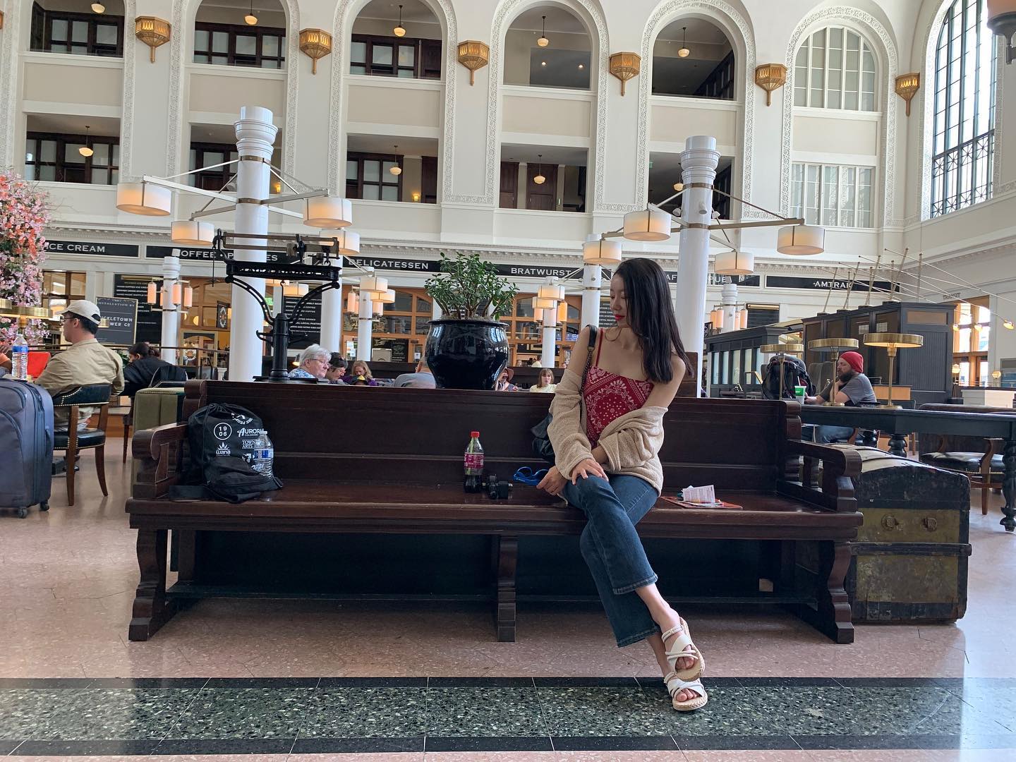 Happy Pride🏳️‍🌈❤️ 아 진짜 미국까지와서 기차역 올 일이냐고 #pridefest #pride #pride2022 #denver #pov #ootd #셀카 #셀피