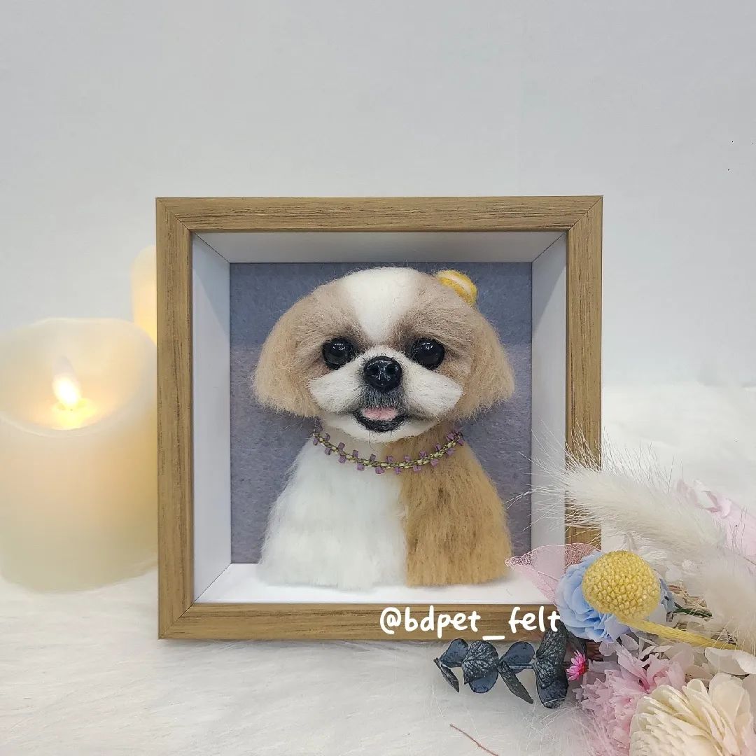 💐주문제작 상반신액자 ·͜·

▪️17살 시츄 똘이▪️

동안얼굴에 큰눈이 매력적인 똘이 ! :)
아프지말고 오래오래 
건강하길 바래 ❣️