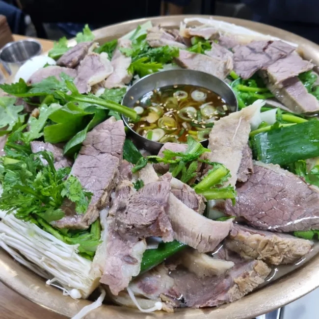 강남구청 존맛 어복쟁반 진미평양냉면 가격인상 주차