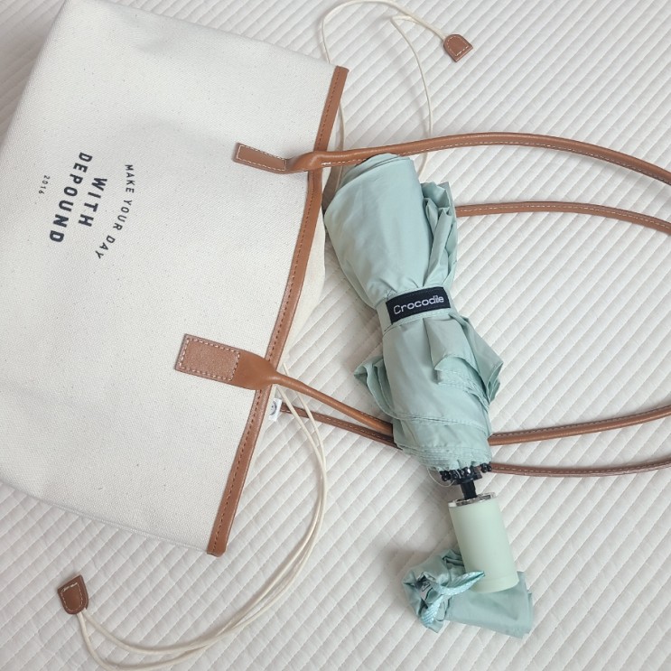 크로커다일우산 튼튼한 장마철 필수품 mint color