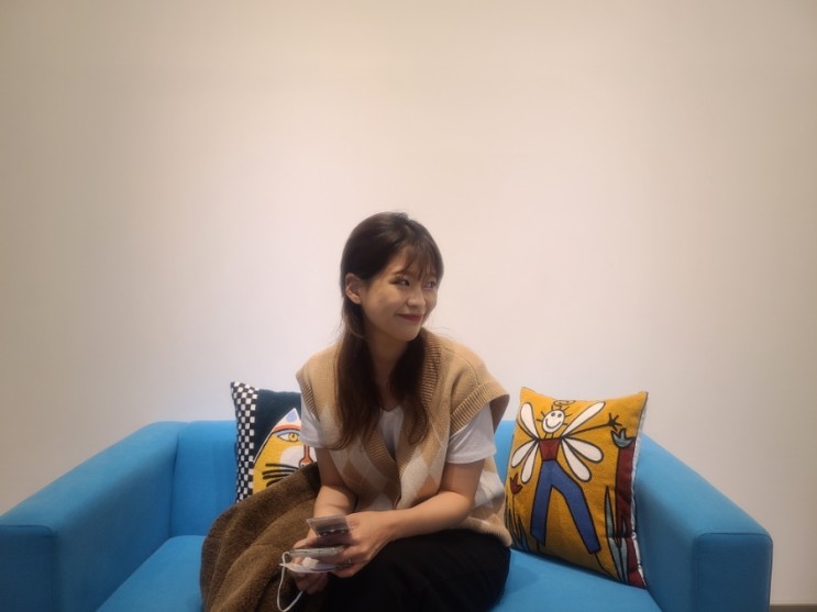 아가일니트조끼 코디 COVETBLAN 코벳블랑 OOTD
