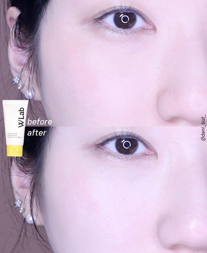 화사하게 밝혀주는 #즉각톤업 💡
w.lab 
⠀
칙칙한피부 필수템! #더블유랩 신상 #톤업크림
화이트홀릭 어웨이크닝 토닝 업 크림 빠르게 사용해봤어요-!
⠀
바르는 즉시 환하게 밝혀주는건 물론,
비타민C 유도체 3종을 담은 🌟비타C 캡슐🌟이
칙칙한 피부를 화사하게 케어해주는 #브라이트닝 톤업크림이에요!
⠀
⠀
수분감이 느껴지는 촉촉한 제형이 부드럽게 펴발리고
비타민 A+B+C+D+E의 VITA COMPLEX를 함유해
피부에 자극없이 편안하게 밝혀줘요-
⠀
적당히 촉촉한 제형이라 허옇게 들뜨지 않고
피부에 스며들듯이 밀착되어 자연스러워요!
톤업 효과는 정말 확실해요-
⠀
톤업크림 바르고 눈썹 살짝, 가볍게 마스카라하고
입술 생기만 주면 화사하면서도 깔끔한 #쌩얼메이크업 완성!
⠀
⠀
#화이트홀릭 어웨이크닝 토닝업크림은 다양한 임상실험을 완료해 효능적인 부분에서 더욱 믿고 사용할 수 있어요😍👍
- 피부 잡티, 색소침착, 기미 개선 임상 완료*
- 피부 밝기 개선 임상 완료*
⠀*기관: (주)스킨메드 임상시험 센터
⠀기간: 22년 5월 30일 ~ 22년 6월 16일
⠀시험 대상자: 만 20~60세의 건강한 성인, 최종 21명
⠀
⠀
맑고 투명한 피부로 즉각 연출하면서 동시에 케어하고 싶다면
더블유랩 #화이트홀릭어웨이크닝토닝업크림 추천드려요 :D
⠀
⠀
⠀
#WLAB #생기크림 #쌩얼크림 #미백크림 #화이트닝크림 맑은피부 #파루미언서