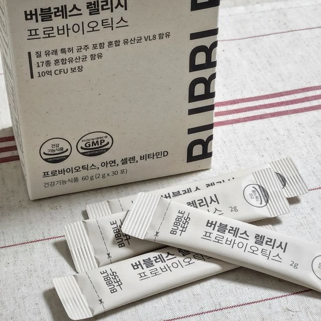 상화❤ on Instagram: "#협찬 ✔️[버블레스] 렐리시 프로바이오틱스 여성유산균✔️ 여자라면 꼭 챙겨야할 필수템 여성유산균!! 17종 유산균과 질 유래 특허받은 균주 포함 보장균수 10억! 인 버
