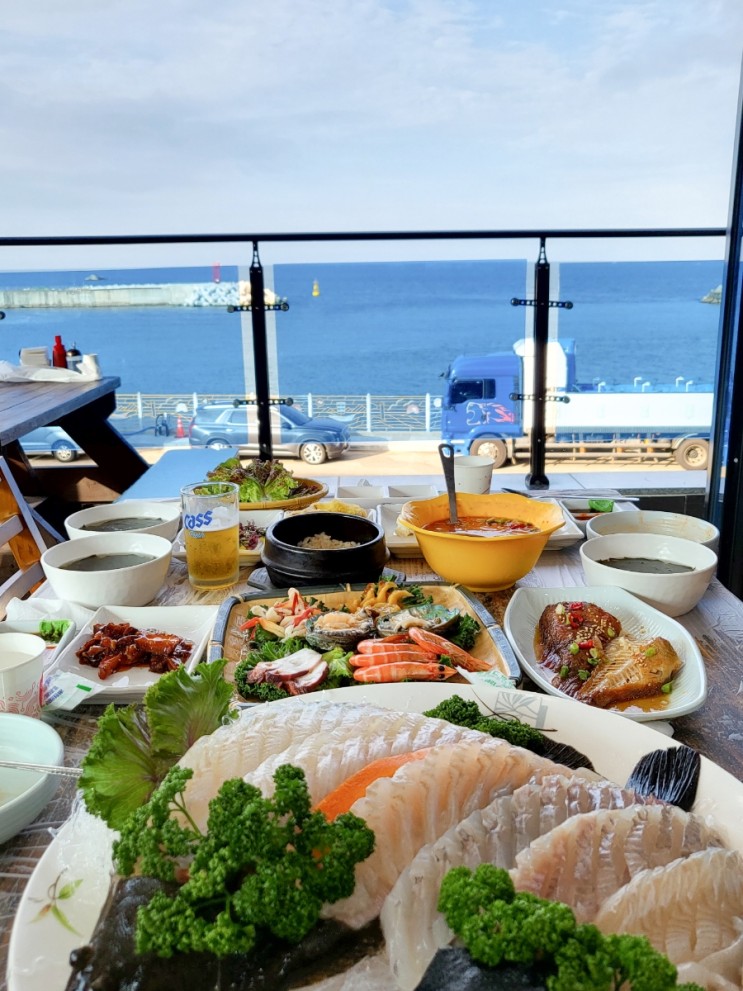 [속초 맛집]오션뷰 가성비 대게세트 스폐셜 이모회집