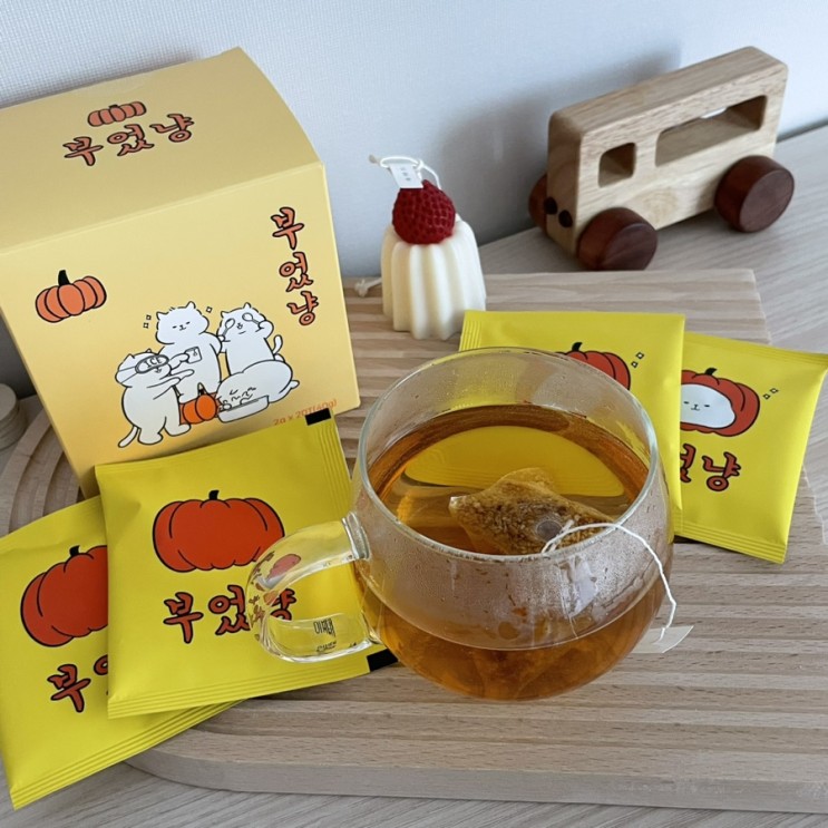 임산부, 수유부 붓기는 부었냥 호박티로 관리해요