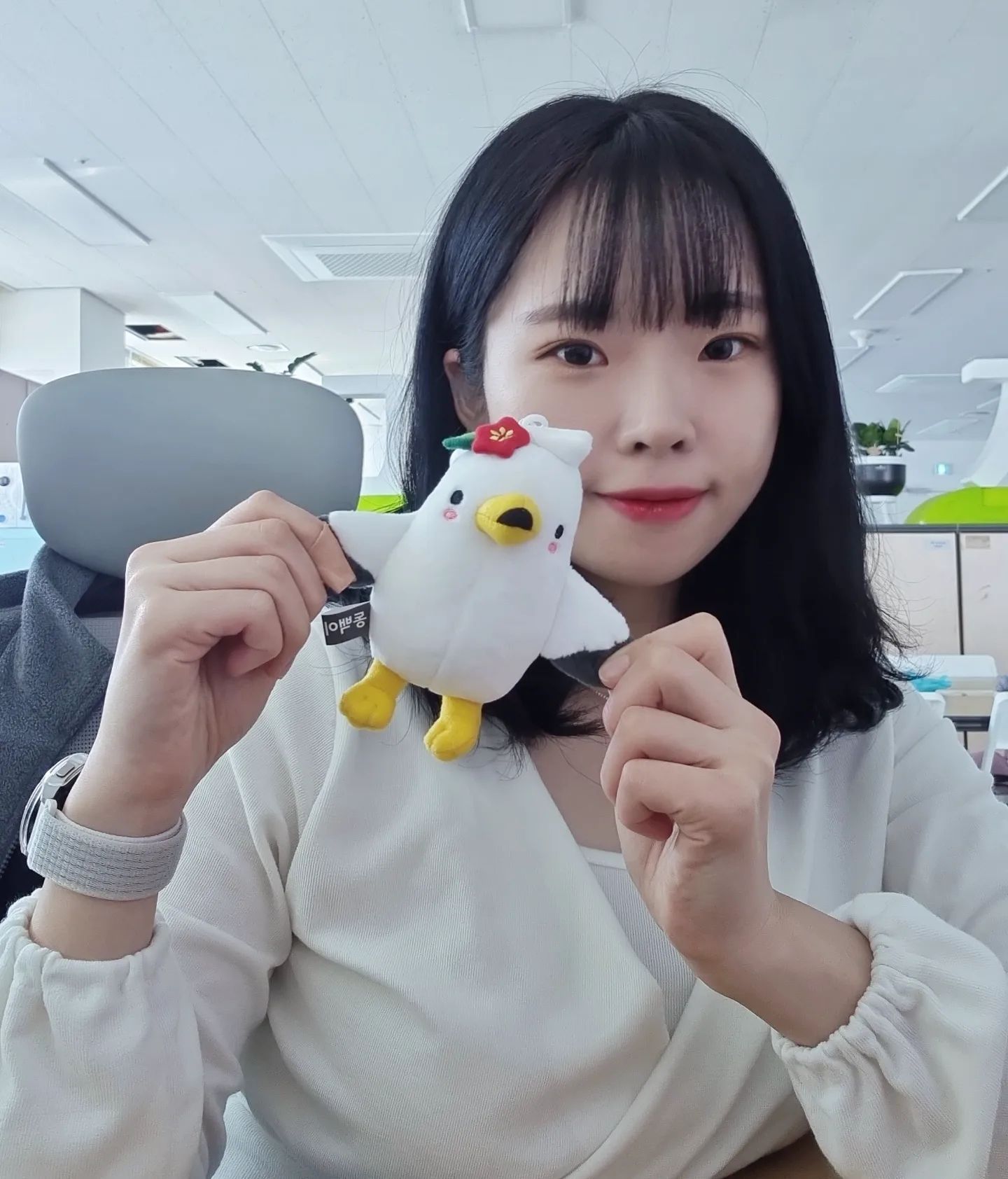 일하다가 동백이랑❤