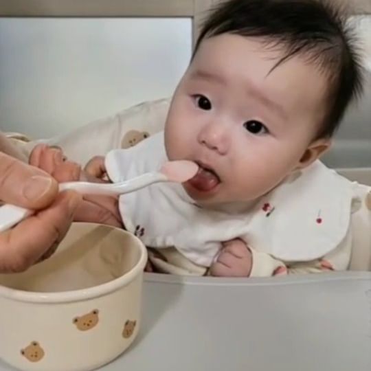 첫 이유식 성공👍🏻
첫날부터 남김 없이 50ml 클리어ㅋㅋㅋ
할미의 이유식 내공으로 냠냠 잘 받아먹는 아기새 솔리🐥💛

#이유식 #이유식시작 #쌀미음1일차 #아기새 #냠냠 #어플똥화질