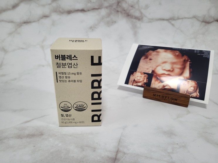 [또금이맘's pick] 빈혈예방 임산부철분제 추천 "버블레스 철분엽산"
