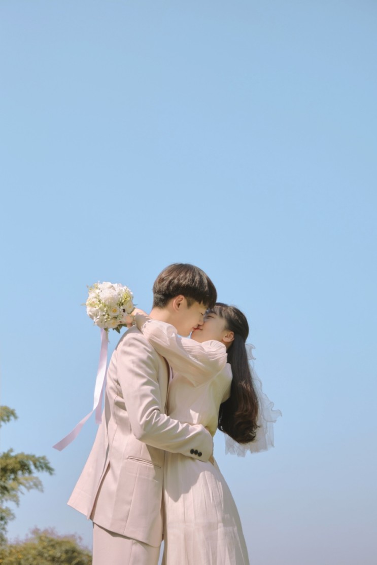 서울숲 웨딩촬영 후기 아멜리가든 스튜디오에서 야외 웨딩촬영했어요