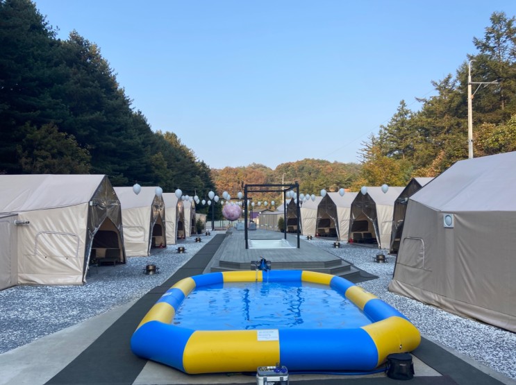 경기도 가평 글램핑 : 환타콜라리조트 , 환타글램4번방 내돈내산 후기