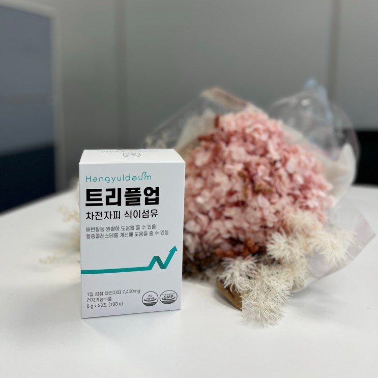 트리플업 차전자피 식이섬유 편하게 복용하는 숙변제거 차전자피환 후기