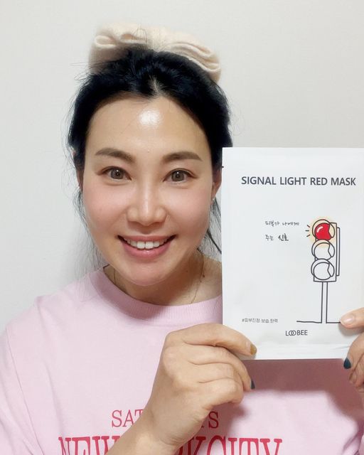 안녕하신가영🙋🏻‍♀️ on Instagram: "#협찬 #제품제공받음 . . 마스크로 인해 민감해진 피부 루비이 신호등🚦 마스크팩으로 해결하세요! loobee 마스크팩은 소나무추