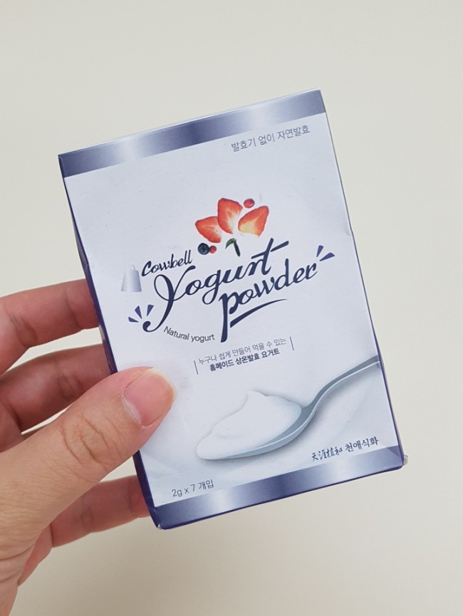 카우벨 요거트파우더로 간편하게 요거트 즐기기