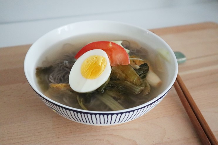 집에서 만드는 간편 냉면, 청수식품 제주100%순메밀면 맛있네~!!