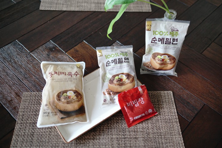 물냉면 순메밀면과 동치미육수로 여름을 시원하게