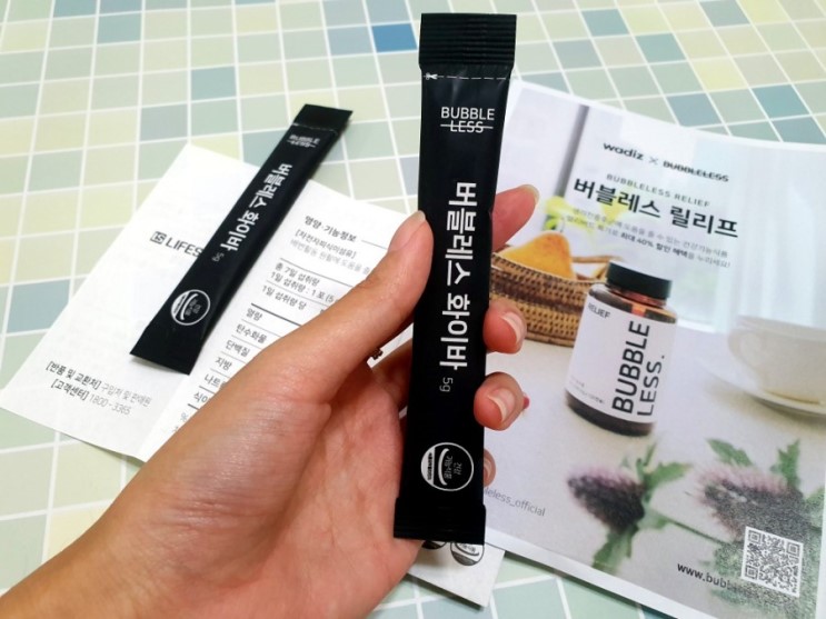 버블레스 화이바 차전자피 1박스 (7일분) 후기