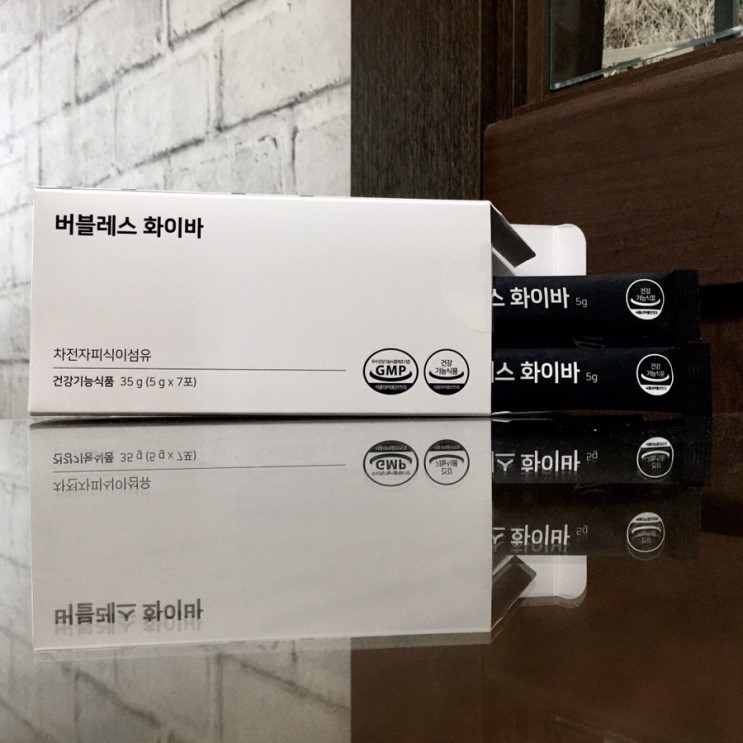 [버블레스 화이바] 차전자피 식이섬유